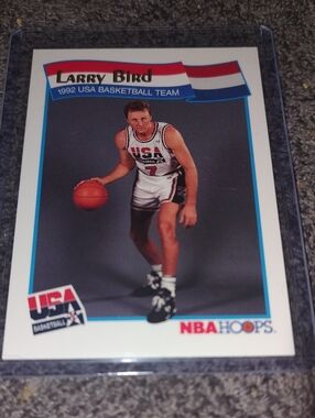 Trading Card - White/Blue - Larry Bird (1992 USA Team)